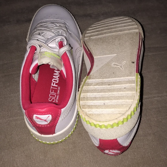 White&pink PUMAS - Picture 4 of 6